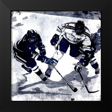 In Motion 2 Black Modern Wood Framed Art Print by Kimberly, Allen