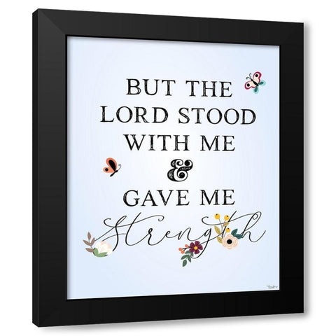 Lord Stood Black Modern Wood Framed Art Print with Double Matting by Louise, Gigi