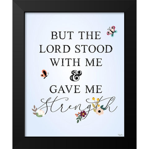 Lord Stood Black Modern Wood Framed Art Print by Louise, Gigi