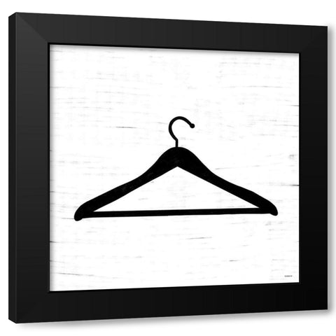 Hanger Black Modern Wood Framed Art Print with Double Matting by Louise, Gigi