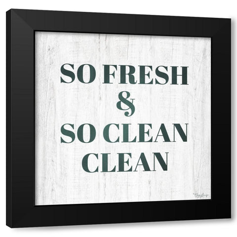 So Fresh Black Modern Wood Framed Art Print with Double Matting by Louise, Gigi