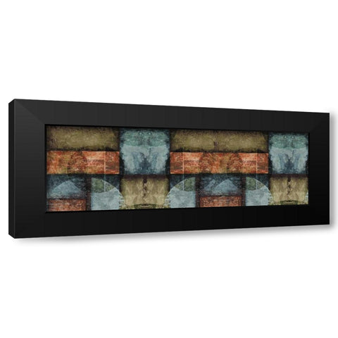 Circle Black Modern Wood Framed Art Print with Double Matting by Emery, Kristin