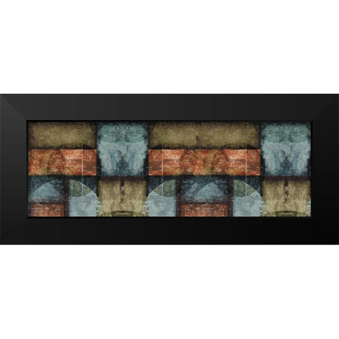 Circle Black Modern Wood Framed Art Print by Emery, Kristin