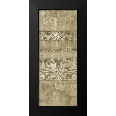 One Tone I Black Modern Wood Framed Art Print by Emery, Kristin