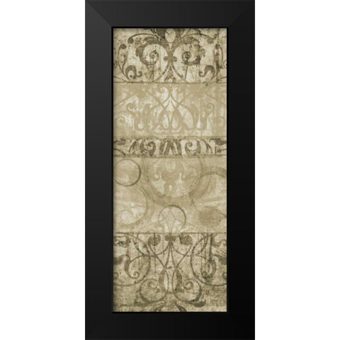 One Tone II Black Modern Wood Framed Art Print by Emery, Kristin