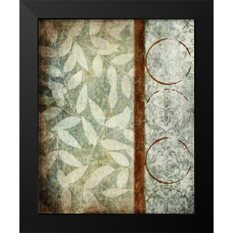 Autumn Spice Black Modern Wood Framed Art Print by Emery, Kristin