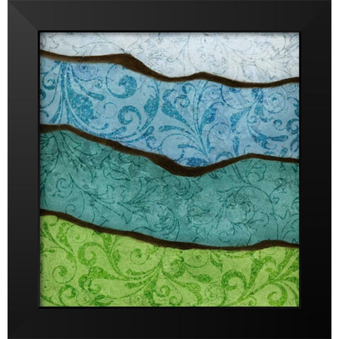 River I Black Modern Wood Framed Art Print by Emery, Kristin