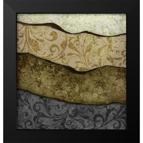 River Earth Cool I Black Modern Wood Framed Art Print by Emery, Kristin