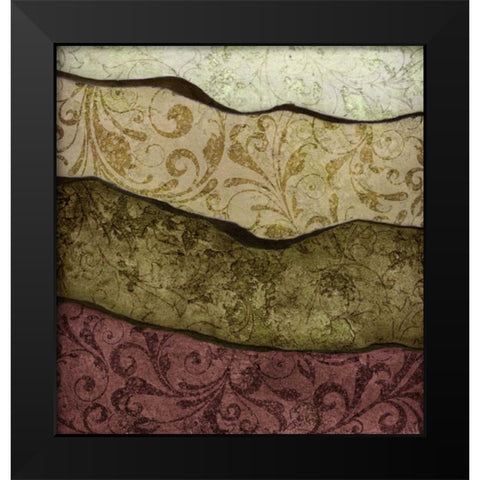 River Earth Warm I Black Modern Wood Framed Art Print by Emery, Kristin