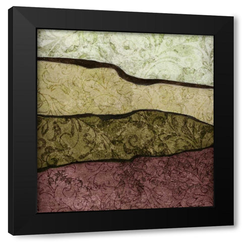 River Earth Warm II Black Modern Wood Framed Art Print by Emery, Kristin
