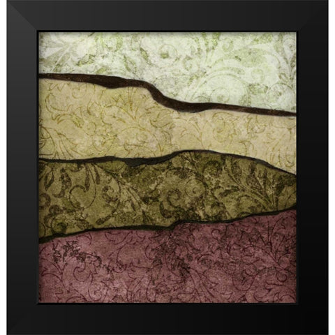 River Earth Warm II Black Modern Wood Framed Art Print by Emery, Kristin