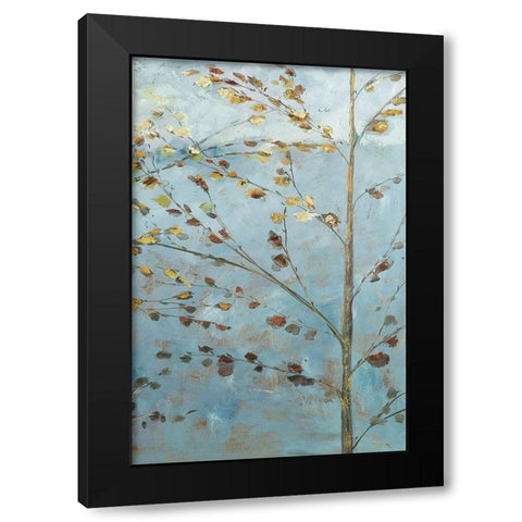 Whispering Aspen 2 Black Modern Wood Framed Art Print with Double Matting by Kruk