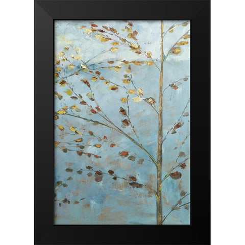 Whispering Aspen 2 Black Modern Wood Framed Art Print by Kruk