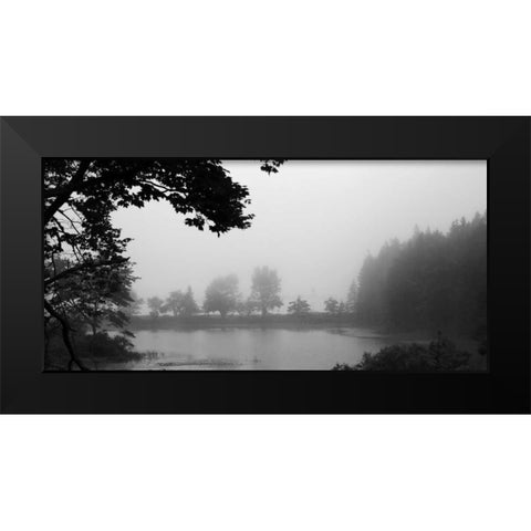 Across The Lake 1 Black Modern Wood Framed Art Print by Colberg, Lisa