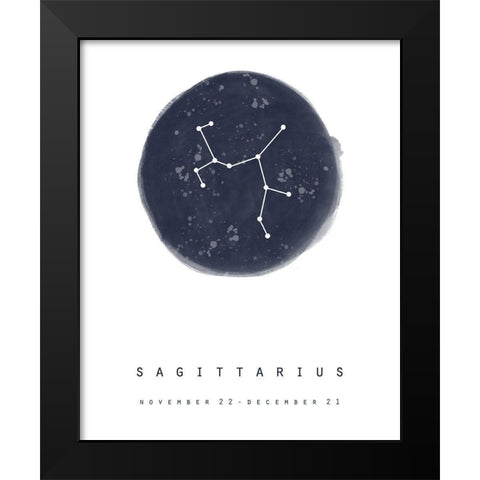 Sag Black Modern Wood Framed Art Print by Straatsma, Leah
