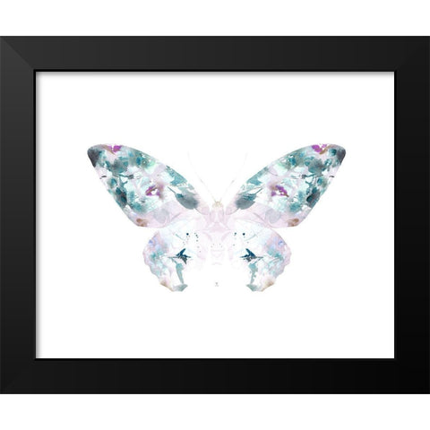 Butterfly 4 Black Modern Wood Framed Art Print by Straatsma, Leah