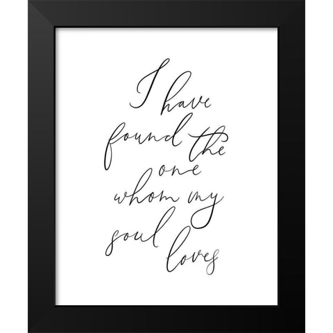 I Have Found Black Modern Wood Framed Art Print by Straatsma, Leah