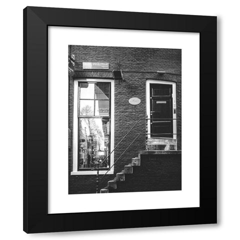 Amsterdam 3 Black Modern Wood Framed Art Print with Double Matting by Straatsma, Leah