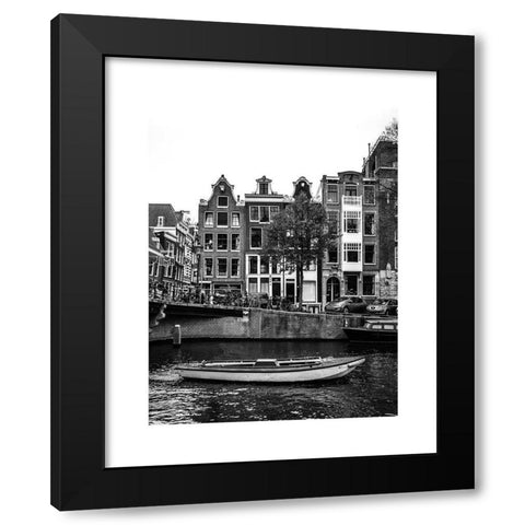 Amsterdam 5 Black Modern Wood Framed Art Print with Double Matting by Straatsma, Leah