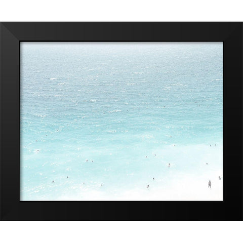 Ocean Life1 Black Modern Wood Framed Art Print by Straatsma, Leah