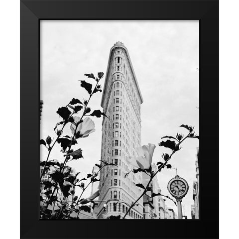 NYC Flatiron Black Modern Wood Framed Art Print by Straatsma, Leah