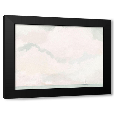 Sailing And Clouds Black Modern Wood Framed Art Print with Double Matting by Straatsma, Leah