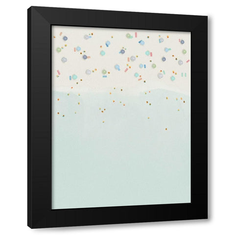 View From Above Black Modern Wood Framed Art Print by Straatsma, Leah