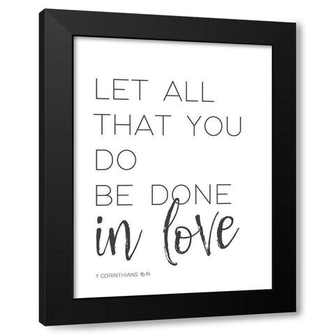 All You Do Black Modern Wood Framed Art Print with Double Matting by Straatsma, Leah