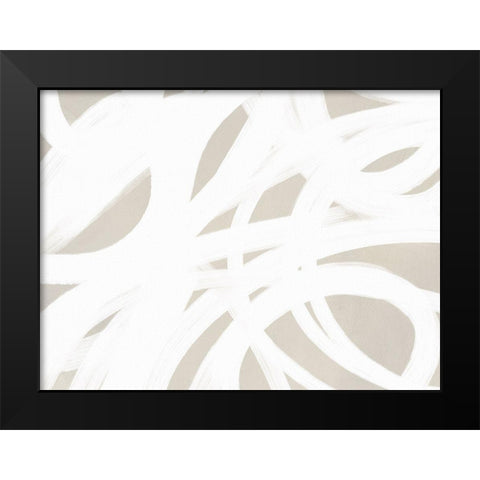 Dreaming in Taupe Black Modern Wood Framed Art Print by Straatsma, Leah