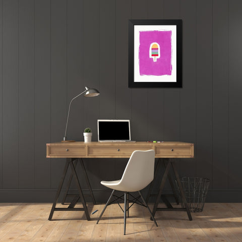 Summer Day Black Modern Wood Framed Art Print by Straatsma, Leah