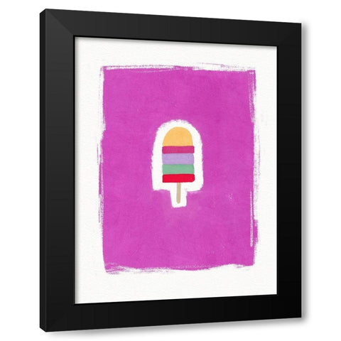 Summer Day Black Modern Wood Framed Art Print by Straatsma, Leah