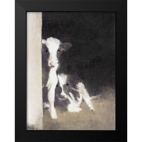 Best Friends Black Modern Wood Framed Art Print by Straatsma, Leah