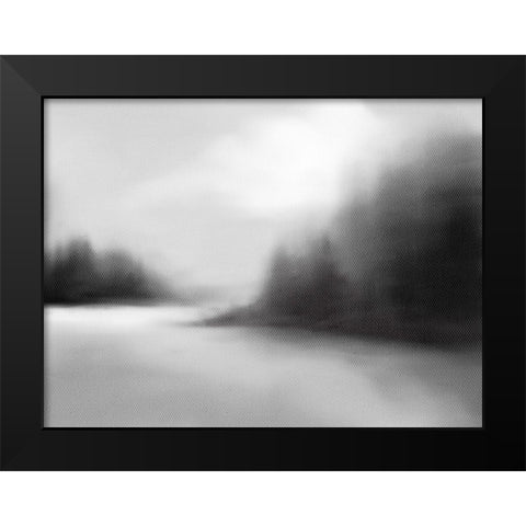 The Inlet Black Modern Wood Framed Art Print by Straatsma, Leah