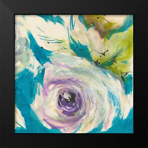 Original 2 Black Modern Wood Framed Art Print by May