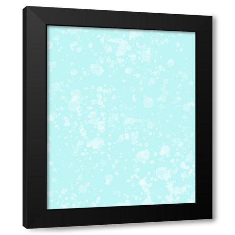 Whimsical Bubbles Black Modern Wood Framed Art Print with Double Matting by Hogan, Melody