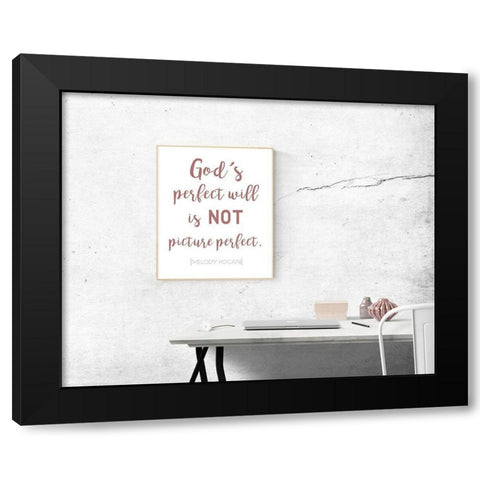 Picture Perfect Black Modern Wood Framed Art Print with Double Matting by Hogan, Melody