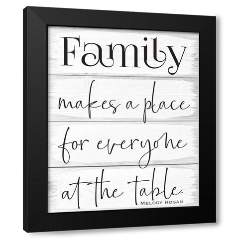 Life Wood Panels 1 Black Modern Wood Framed Art Print with Double Matting by Hogan, Melody