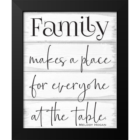 Life Wood Panels 1 Black Modern Wood Framed Art Print by Hogan, Melody