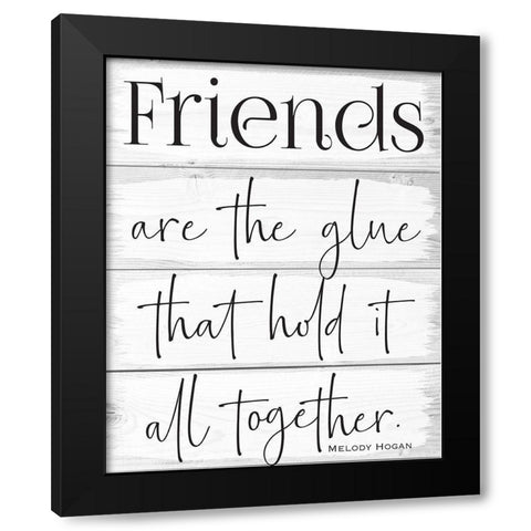 Life Wood Panels 3 Black Modern Wood Framed Art Print with Double Matting by Hogan, Melody