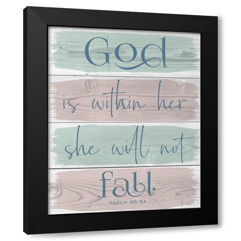 Within Me 1 Black Modern Wood Framed Art Print with Double Matting by Hogan, Melody