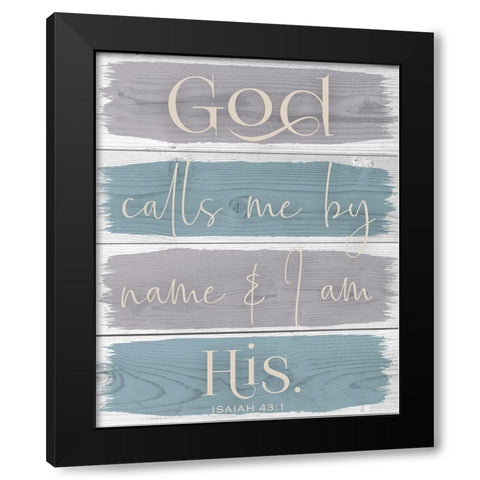 Heavenly Calls 1 Black Modern Wood Framed Art Print by Hogan, Melody