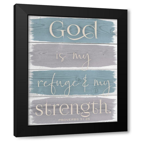 Spring Refuge 1 Black Modern Wood Framed Art Print by Hogan, Melody