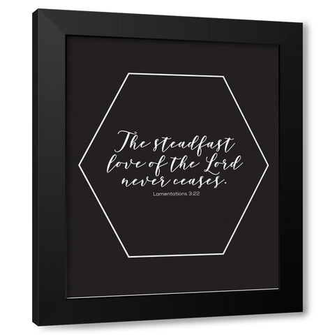 Gold Foil Steadfast Black Modern Wood Framed Art Print with Double Matting by Hogan, Melody