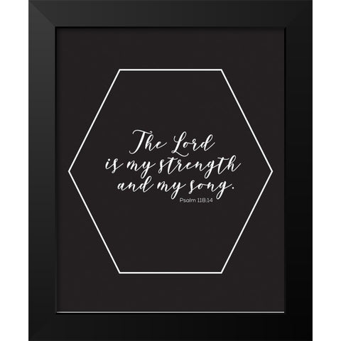 Gold Foil Song Black Modern Wood Framed Art Print by Hogan, Melody