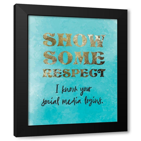 Mom Boss 3 Black Modern Wood Framed Art Print by Hogan, Melody