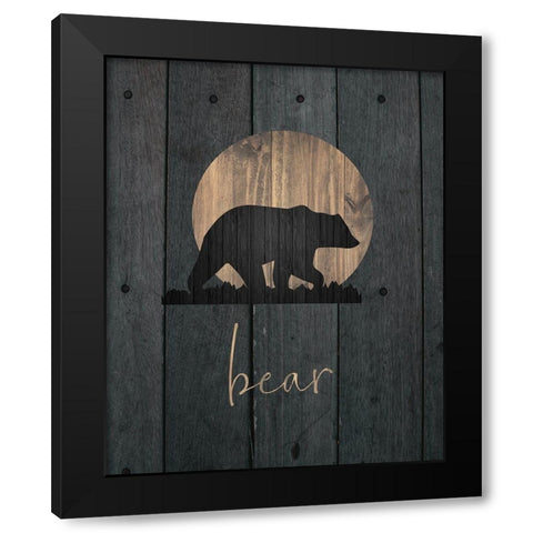 Wilderness Wood 04 Black Modern Wood Framed Art Print with Double Matting by Hogan, Melody