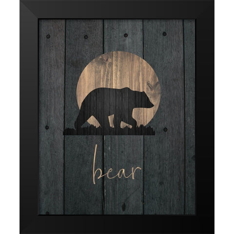 Wilderness Wood 04 Black Modern Wood Framed Art Print by Hogan, Melody