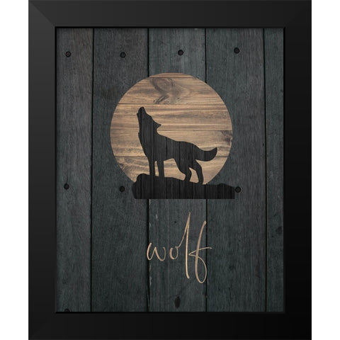 Wilderness Wood 06 Black Modern Wood Framed Art Print by Hogan, Melody