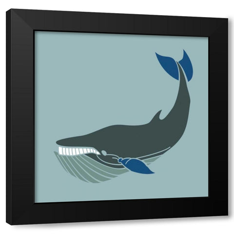 Coastal Giant Black Modern Wood Framed Art Print with Double Matting by Hogan, Melody