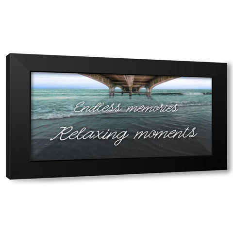 Beneath The Bridge Black Modern Wood Framed Art Print with Double Matting by Prime, Marcus